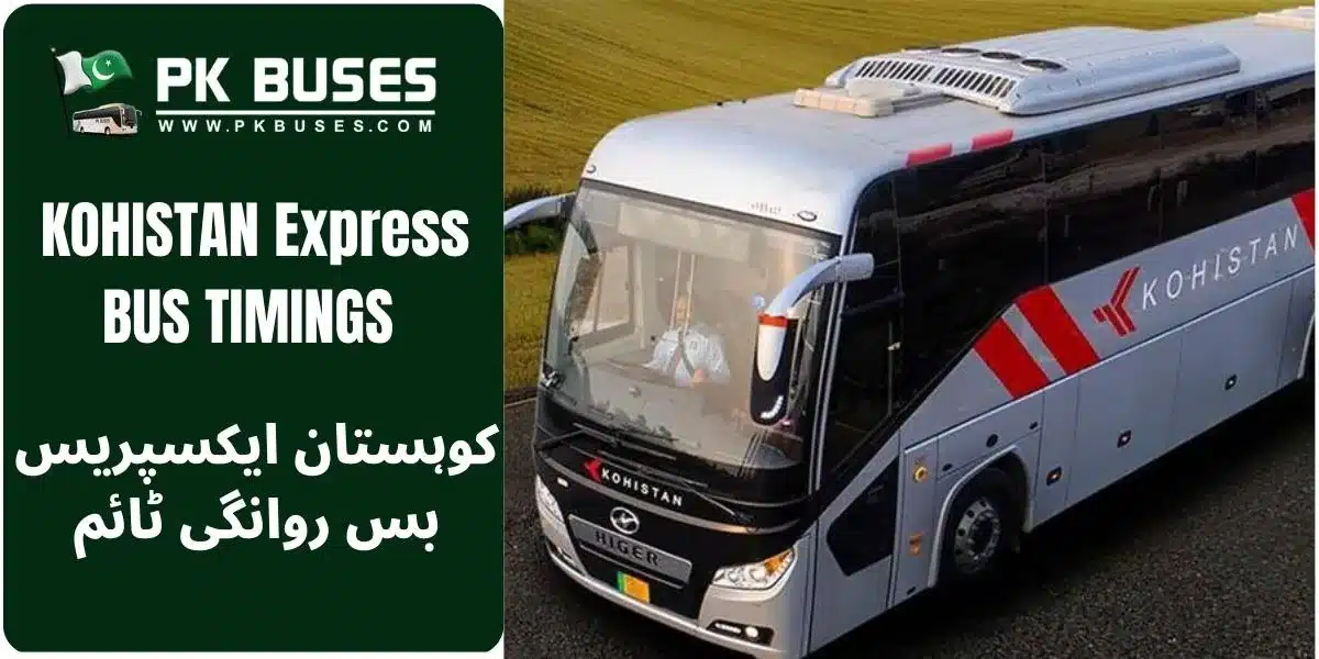 Kohistan Express Faisalabad Bus Timings