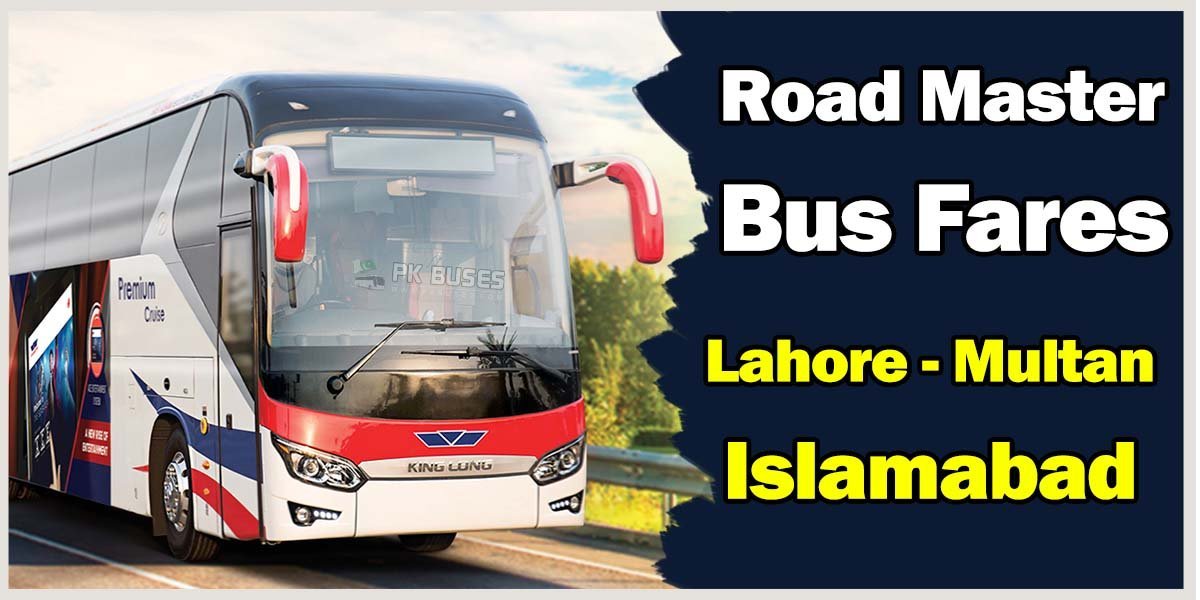 Road Master Bus Ticket Price List Updated 2026